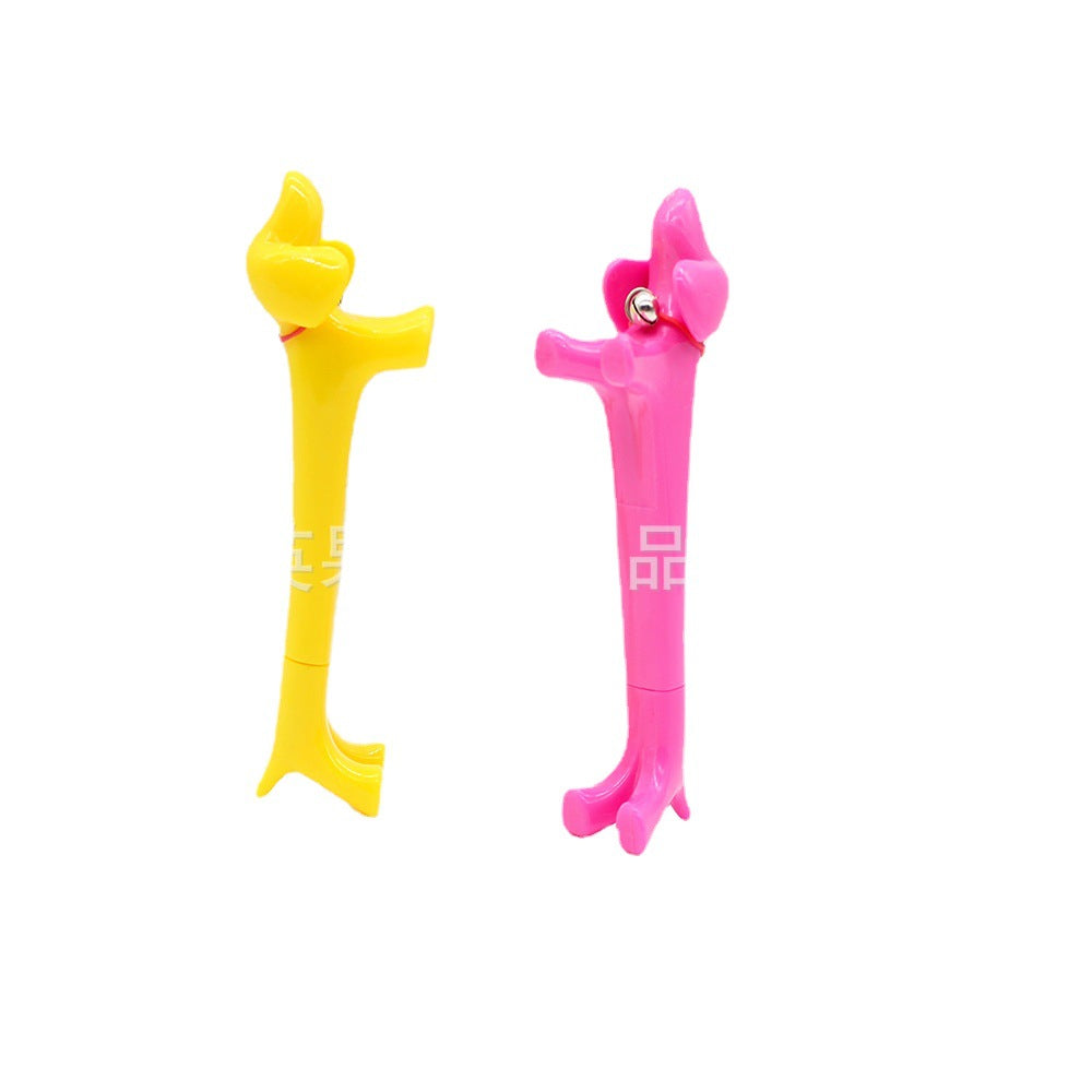 Wholesale Puppy Shaped Plastic Ballpoint Pen with Bell